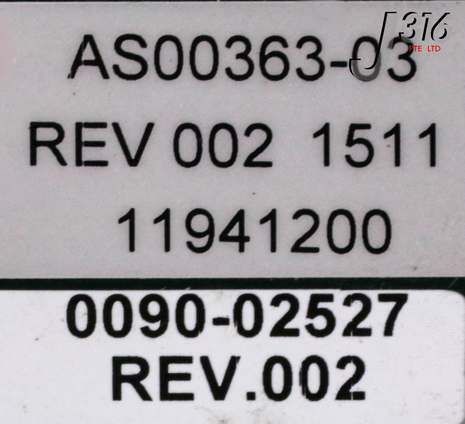13291 APPLIED MATERIALS PCB ASSY,CHAMBER DISTRIBUTION,PROD,AS00363